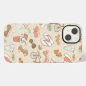 Summer Vacation Pattern iPhone Hoesje (Achterkant horizontaal)