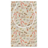 Summer Vacation Pattern Klein Cadeauzakje (Achterkant)