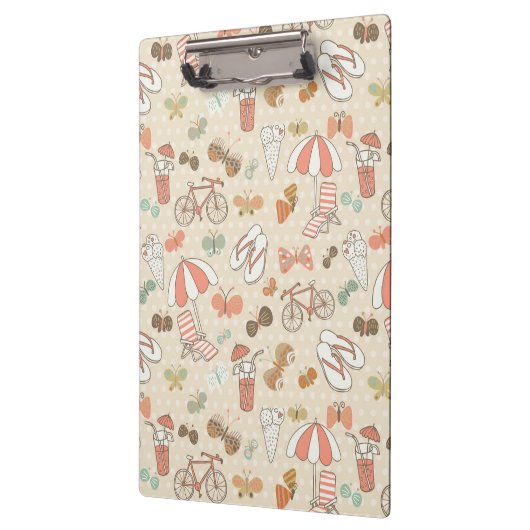 Summer Vacation Pattern Klembord (Links)