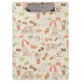 Summer Vacation Pattern Klembord (Voorkant)