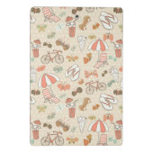 Summer Vacation Pattern Mini Klembord (Achterkant)