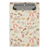 Summer Vacation Pattern Mini Klembord (Voorkant)