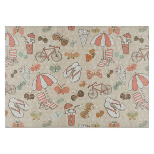 Summer Vacation Pattern Snijplank