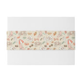 Summer Vacation Pattern Uitnodigingen Wikkel (Achterkant Voorbeeld)