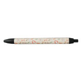 Summer Vacation Pattern Zwarte Inkt Pen (Voorkant)