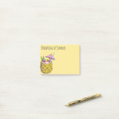 Summer Vacation Pineapple Drink Post-it® Notes (Op bureau)