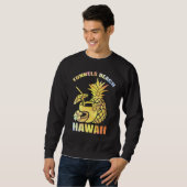 Summer Vacation Retro Sunset Hawaii Tunnels Beach Trui (Voorkant volledig)