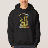 Summer Vacation Retro Sunset Puerto Rico San Juan Hoodie (Voorkant)