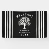 Summer Vacation Road Trip Cool Tree Family Reunion Spandoek (Horizontaal)