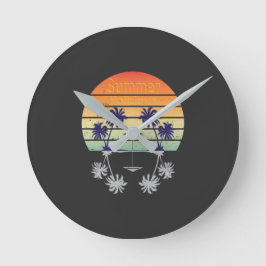 Summer Vacation T-Shirt Ronde Klok