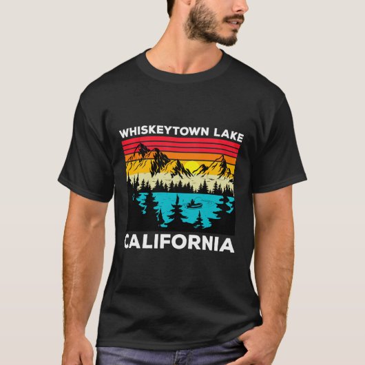 Summer Vacation Vist  Retro Whiskeytown  T-shirt (Voorkant)