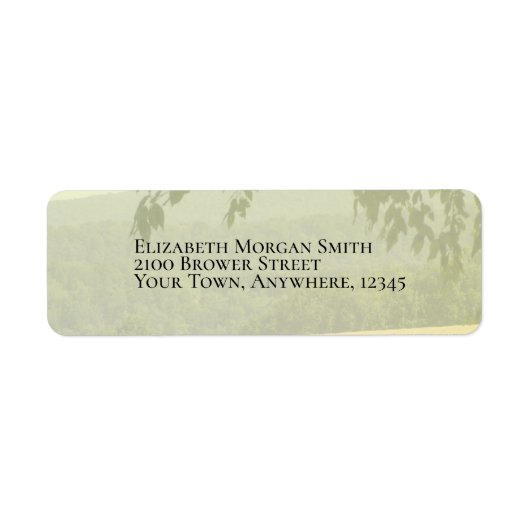 Summer Valley Address Label (Voorkant)