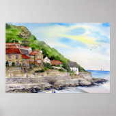 Summer van Farida Greenfield in Runswick Bay Poster (Voorkant)
