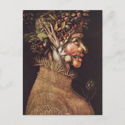 Summer van Giuseppe Arcimboldo Briefkaart (Voorkant)