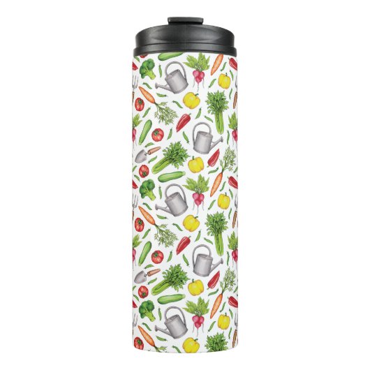Summer Vegetable Garden Thermosbeker (Voorkant)