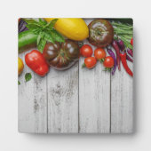 Summer Vegetable Harvest Border Fotoplaat (Voorkant)