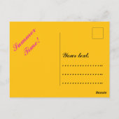 Summer vibe Anime Briefkaart (Achterkant)