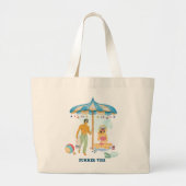 SUMMER VIBE CANVAS TAS (Voorkant)