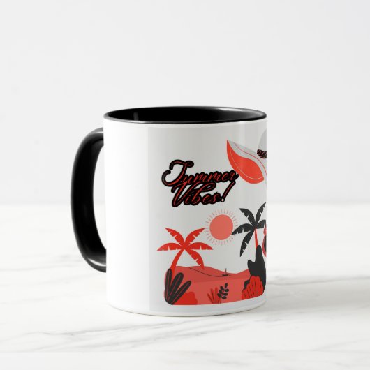 Summer Vibe Coffee mug Mok (Voorkant links)