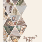 Summer Vibe, ik wil bij je zijn, beige kleur Sticker (Voorkant)