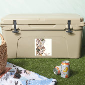 Summer Vibe, ik wil bij je zijn, beige kleur Sticker (Koeler)