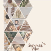 Summer Vibe, ik wil bij je zijn, beige kleur Sticker (Voorkant)