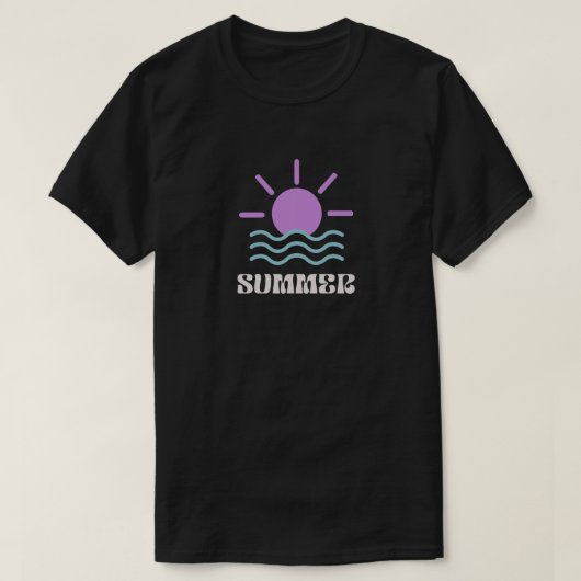 Summer Vibe Lineart T-shirt (Design voorkant)