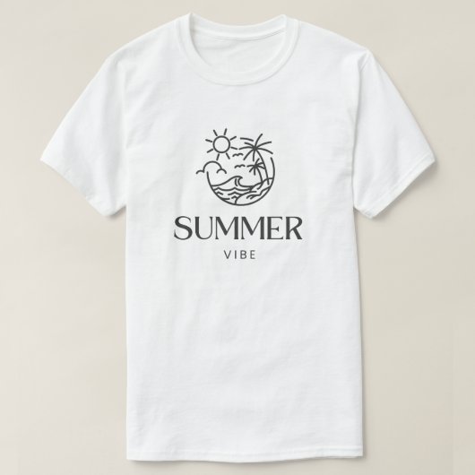 Summer Vibe T-shirt (Design voorkant)