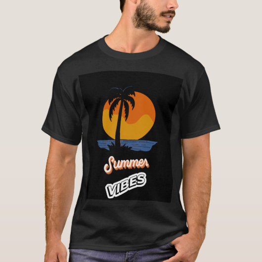 Summer vibe  T-shirt (Voorkant)