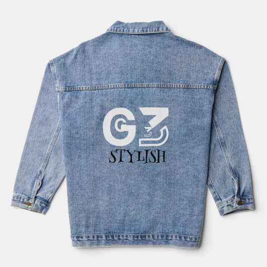 Summer Vibe Unisex Kleding Denim Jacket (Achterkant)