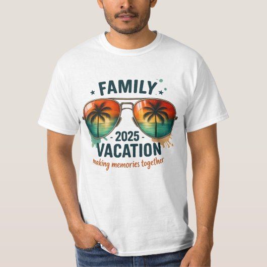 Summer Vibe voor zomervakantie T-shirt (Voorkant)