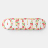 Summer Vibe Watermelon Custom Sweet Skateboard (Horizontaal)