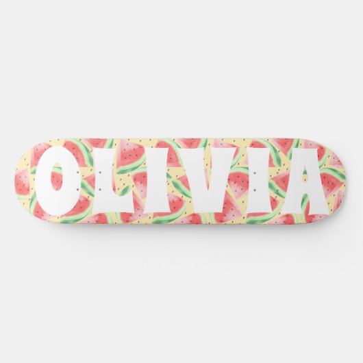 Summer Vibe Watermelon Custom Sweet Skateboard (Horizontaal)