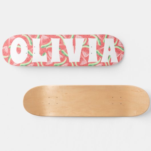 Summer Vibe Watermelon Custom Sweet Skateboard (Horizontaal)