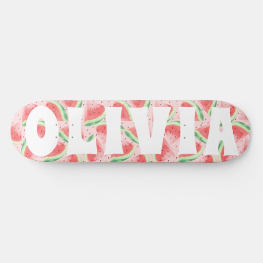 Summer Vibe Watermelon Custom Sweet Skateboard (Horizontaal)