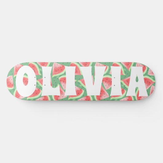 Summer Vibe Watermelon Custom Sweet Skateboard (Horizontaal)