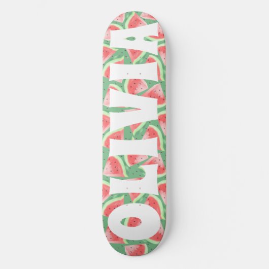 Summer Vibe Watermelon Custom Sweet Skateboard (Voorkant)