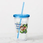 Summer Vibes Acrylic Tumbler Acryl Drinkbeker (Achterkant)