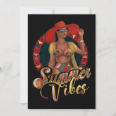 Summer Vibes Bachelorette Party Invitation Kaart (Voorkant)