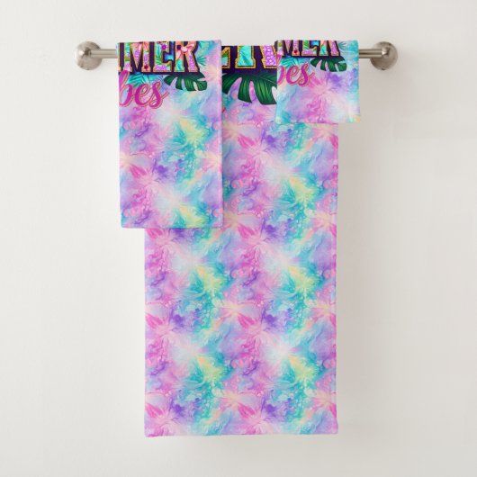 Summer Vibes Bad Handdoek (Insitu)
