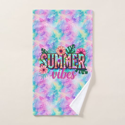 Summer Vibes Bad Handdoek (Handdoek)