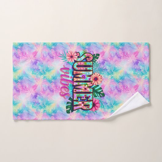 Summer Vibes Bad Handdoek (Handdoek)