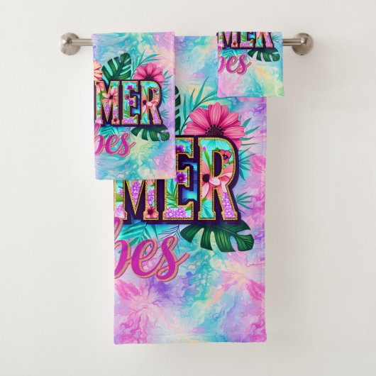 Summer Vibes Bad Handdoek (Insitu)