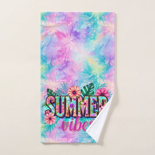 Summer Vibes Bad Handdoek (Handdoek)