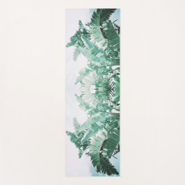 Summer Vibes Banana Leaves Bleek Green Yogamat