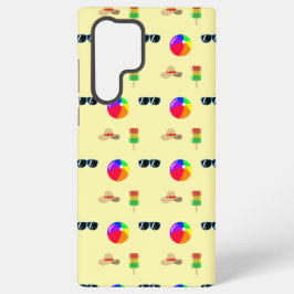 Summer Vibes Beach Ball Zonnebril Sun Pet Ice Pop Samsung Galaxy Hoesje