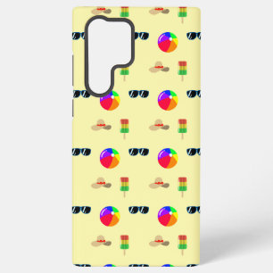 Summer Vibes Beach Ball Zonnebril Sun Pet Ice Pop Samsung Galaxy Hoesje