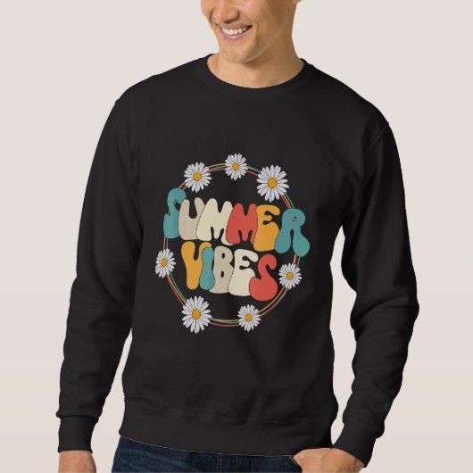 Summer Vibes Beach Hallo Summer Trui (Voorkant)