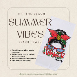 Summer Vibes Beach Towel Strandlaken