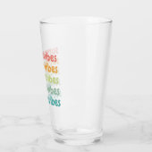 Summer Vibes Beach Vacation Retro Summer Glas (Links)